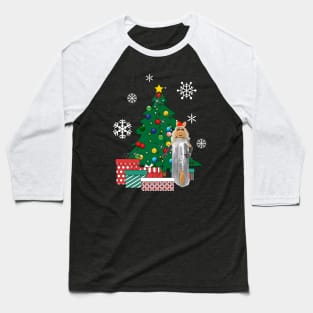 Miss Piggy Around The Christmas Tree Muppets Baseball T-Shirt